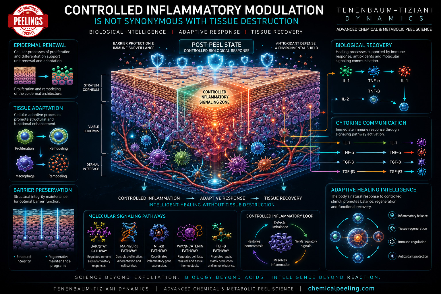 Chronic inflammation and photoaging acceleration